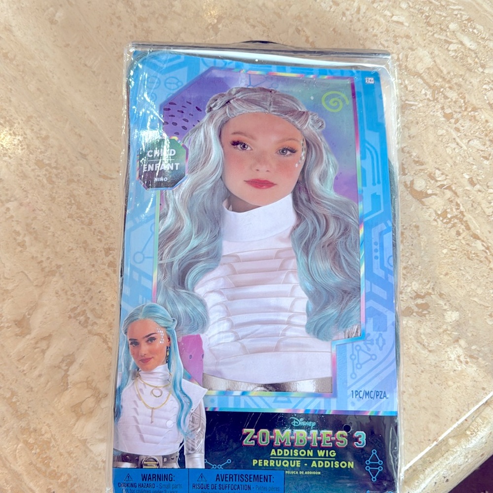 Disney Zombies 3 Addison Halloween Costume Wig
